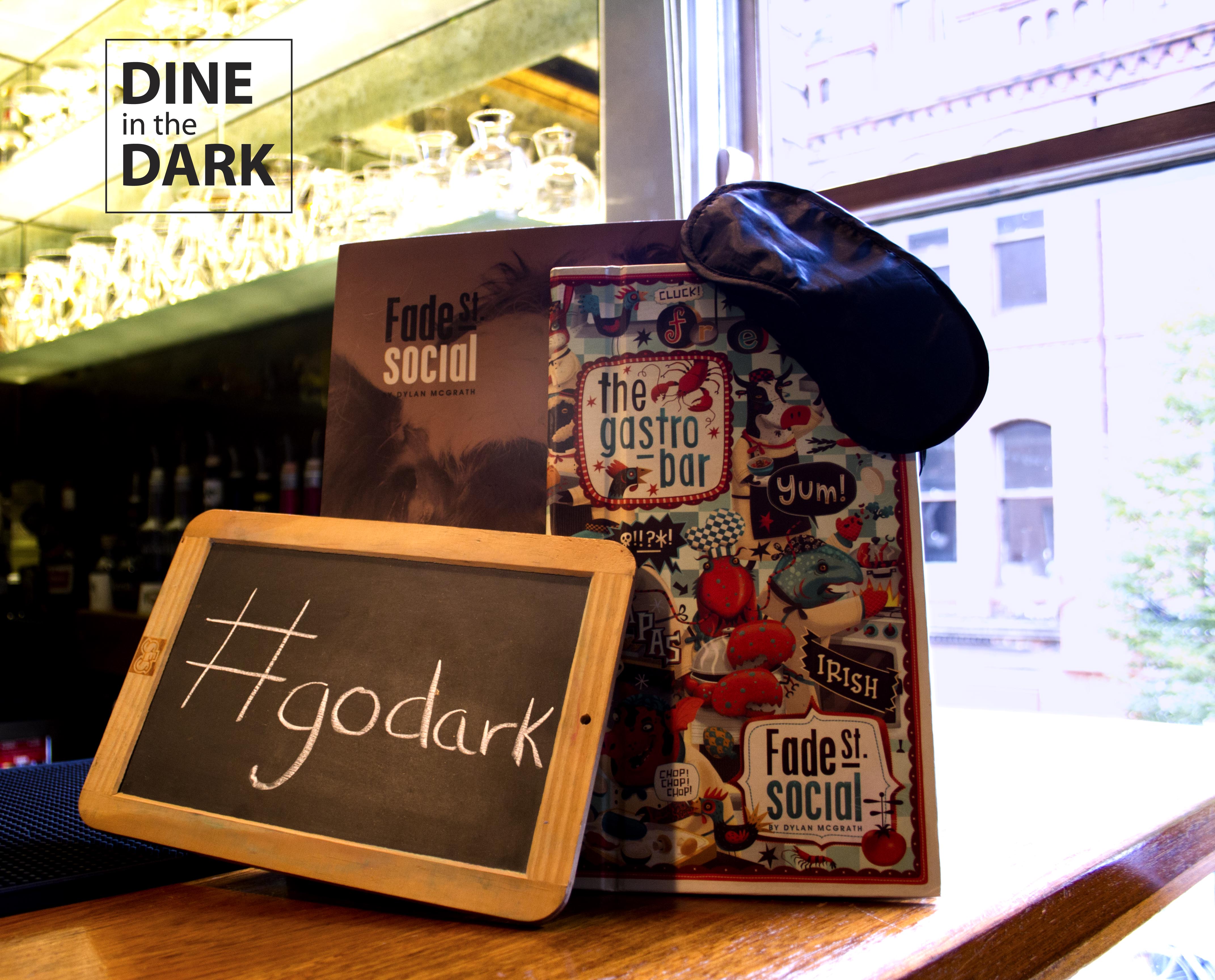 Fade Street Social goes over to the dark side for blind charity’s unique Dine in the Dark event
